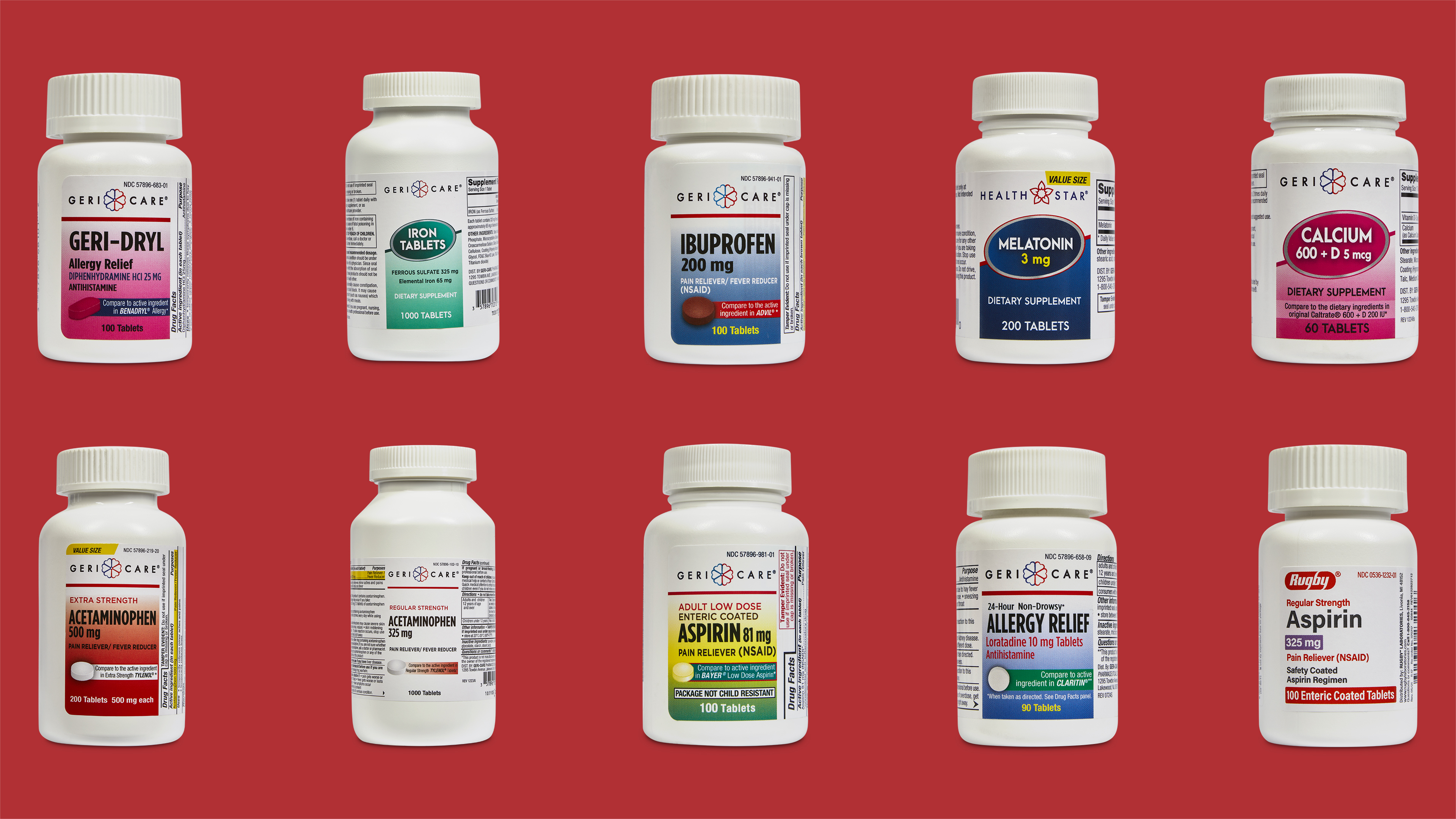 OTC TABLETS/SUPPOSITORIES